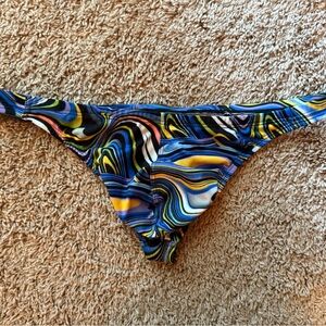 Custom Men’s Multicolor Swirl Swim Thong